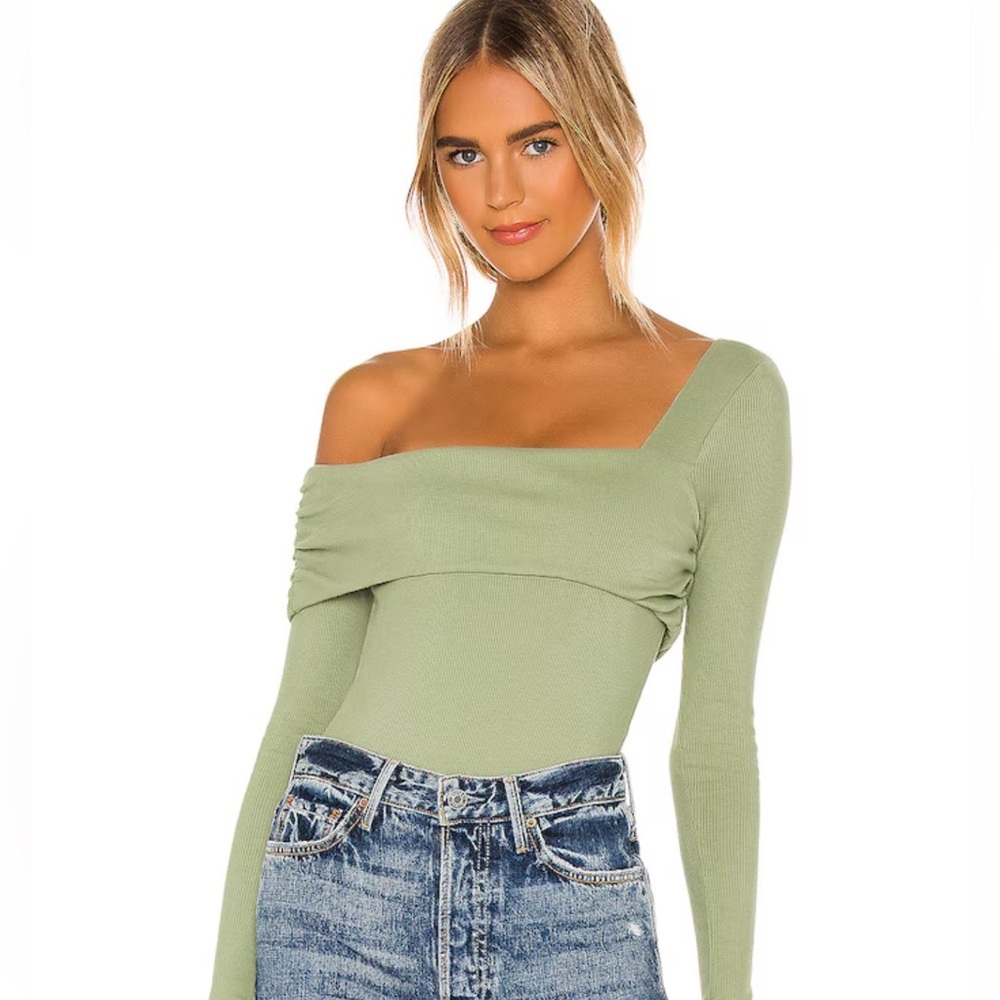 Lovers and Friends Florence Bodysuit in Dark Green